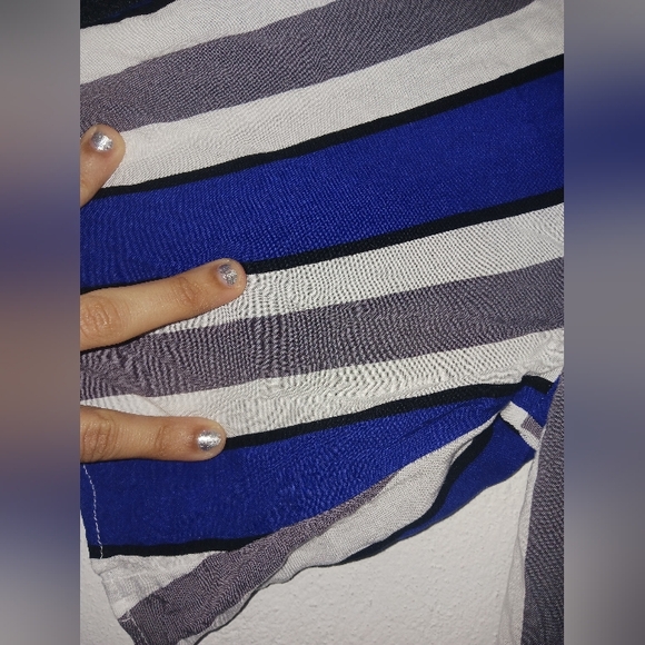 Women Multicolor Striped V cross halter jumpsuit - Picture 12 of 12